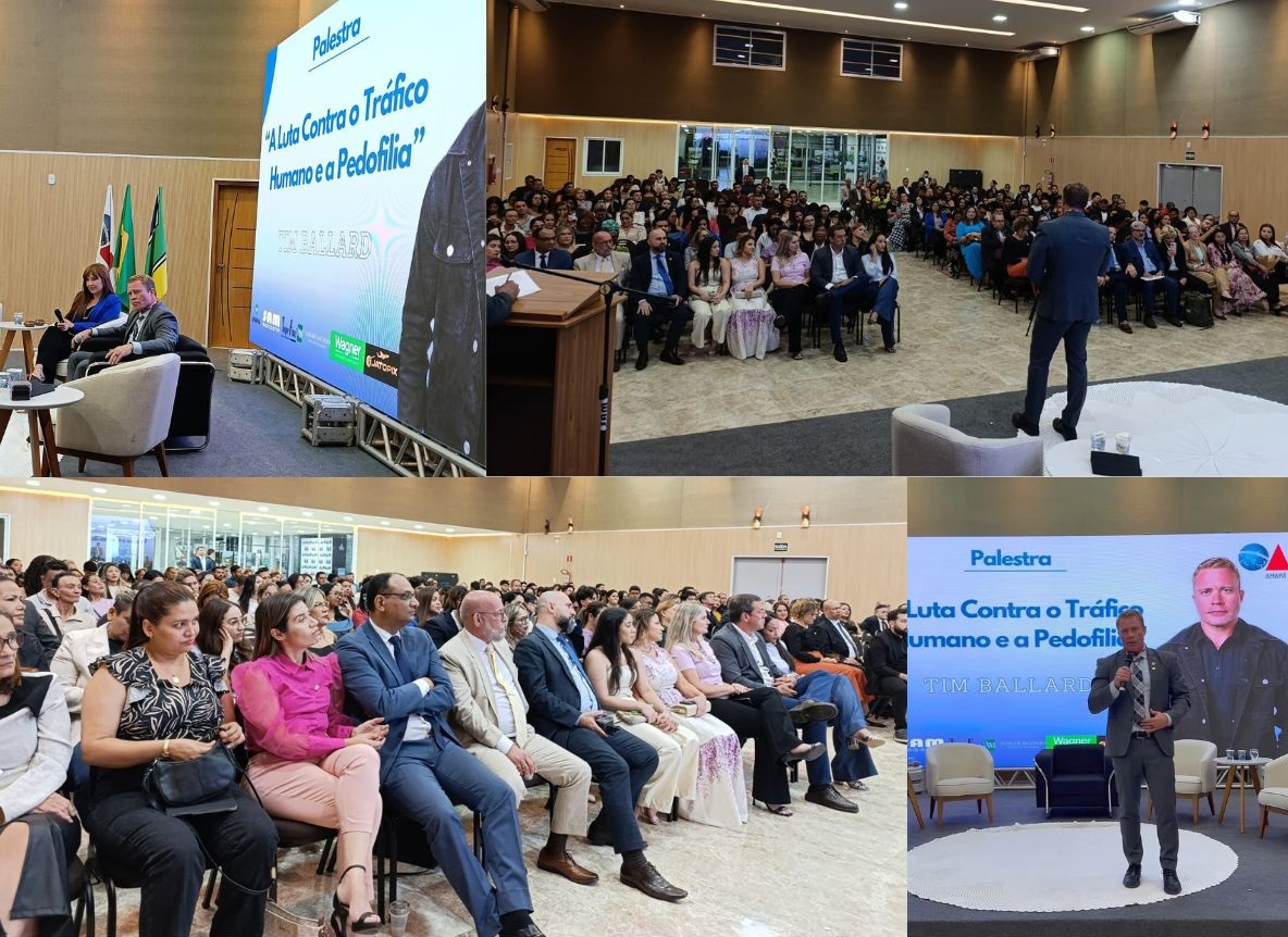 OAB-AP recebe Tim Ballard em palestra sobre combate ao tráfico internacional de pessoas e a pedofilia